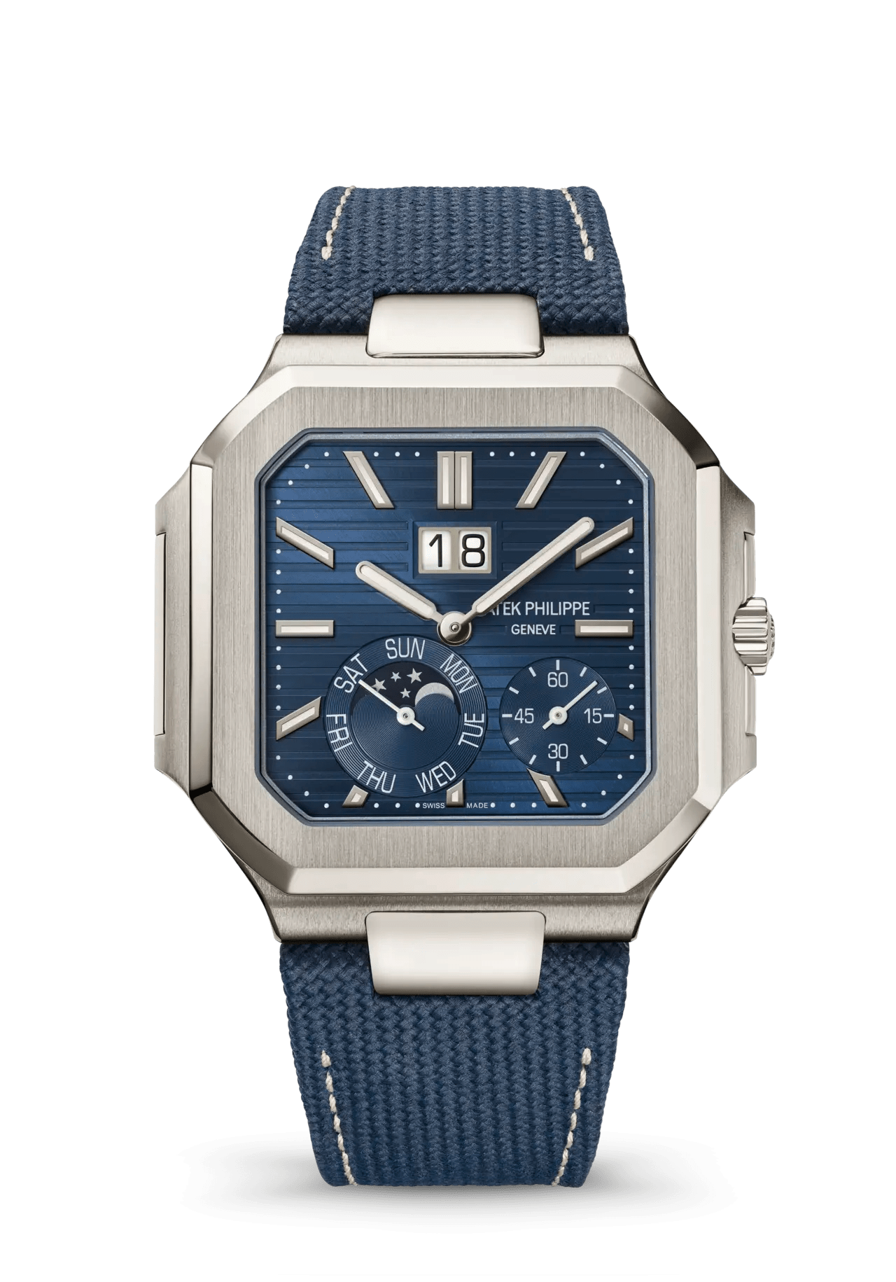 Cubitus 5822P-001 in platinum with grand date, day and moon phases