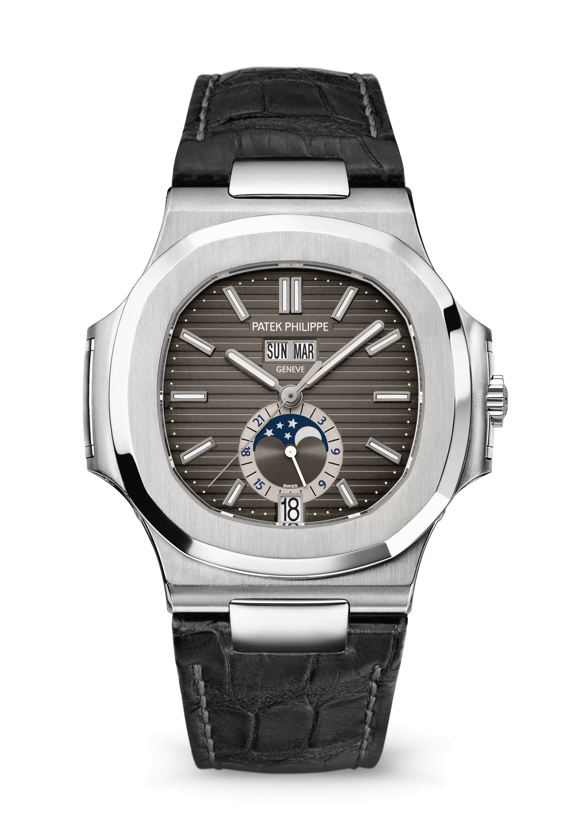 Patek Philippe Nautilus Annual Calendar, Moon Phases 5726A-001