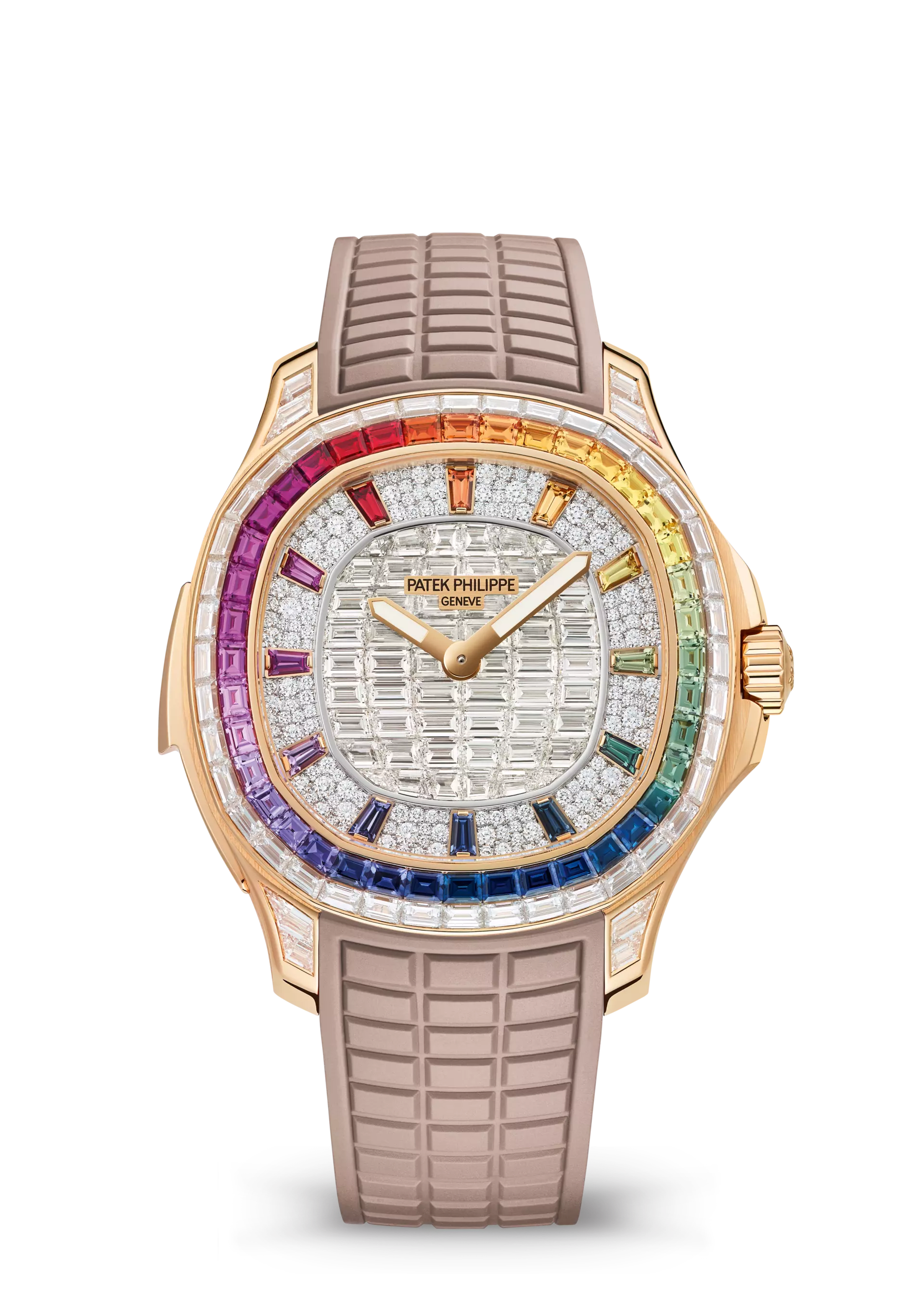 Patek Philippe Grand Complications Aquanaut Luce "Rainbow" Minute Repeater, Haute Joaillerie 5260/355R-001