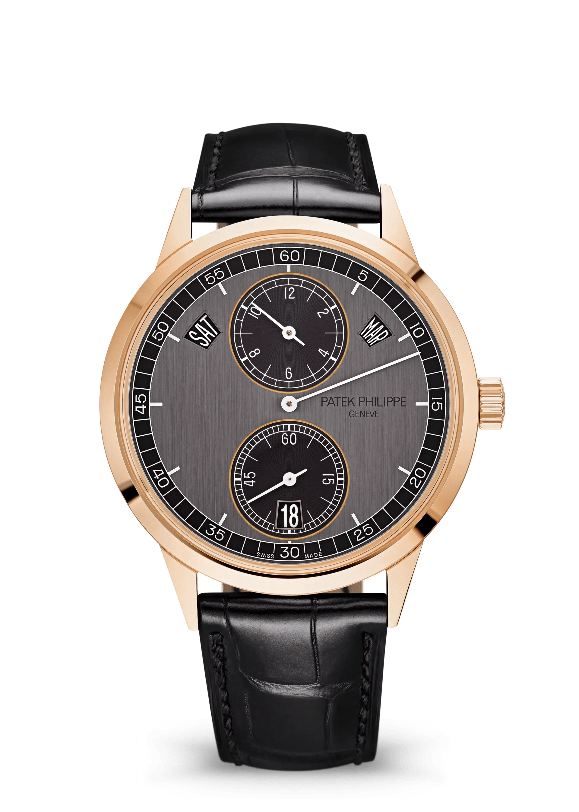Patek Philippe Complications Annual Calendar, Regulator-Style Display 5235