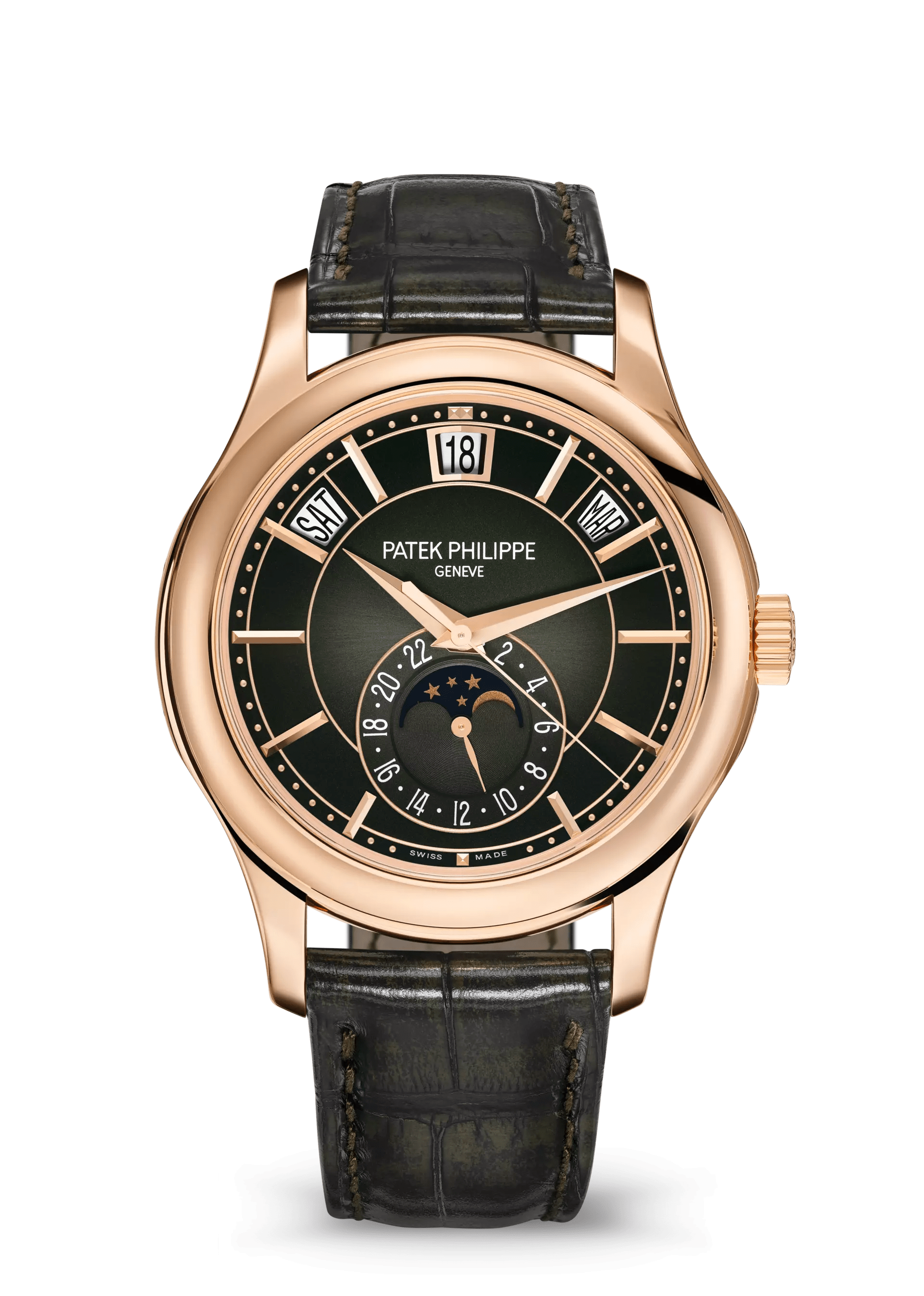 Patek Philippe Complications Annual Calendar, Moon Phases 5205R-011