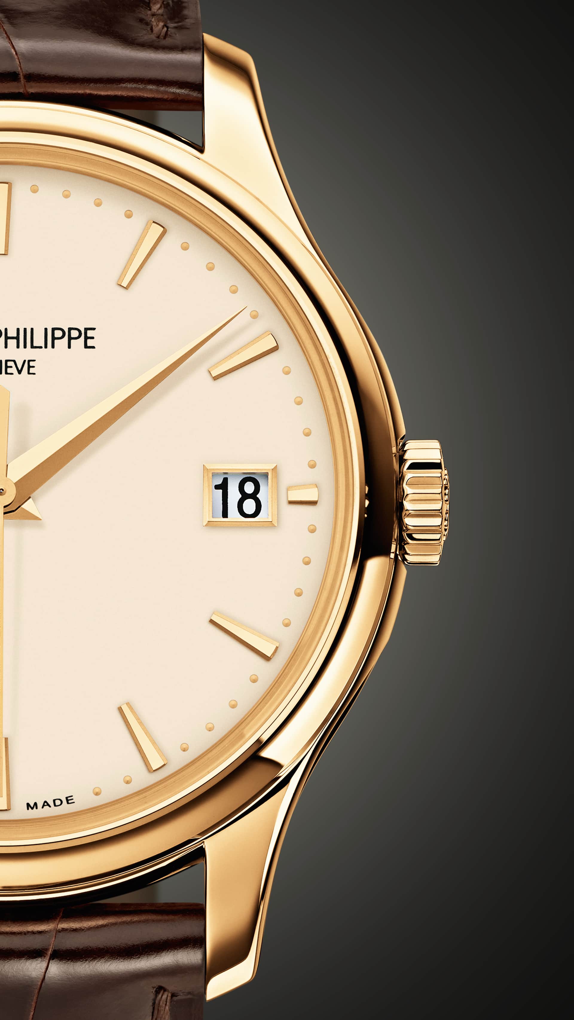 Calatrava Date Yellow Gold Watch ref. 5227J-001 | Patek Philippe
