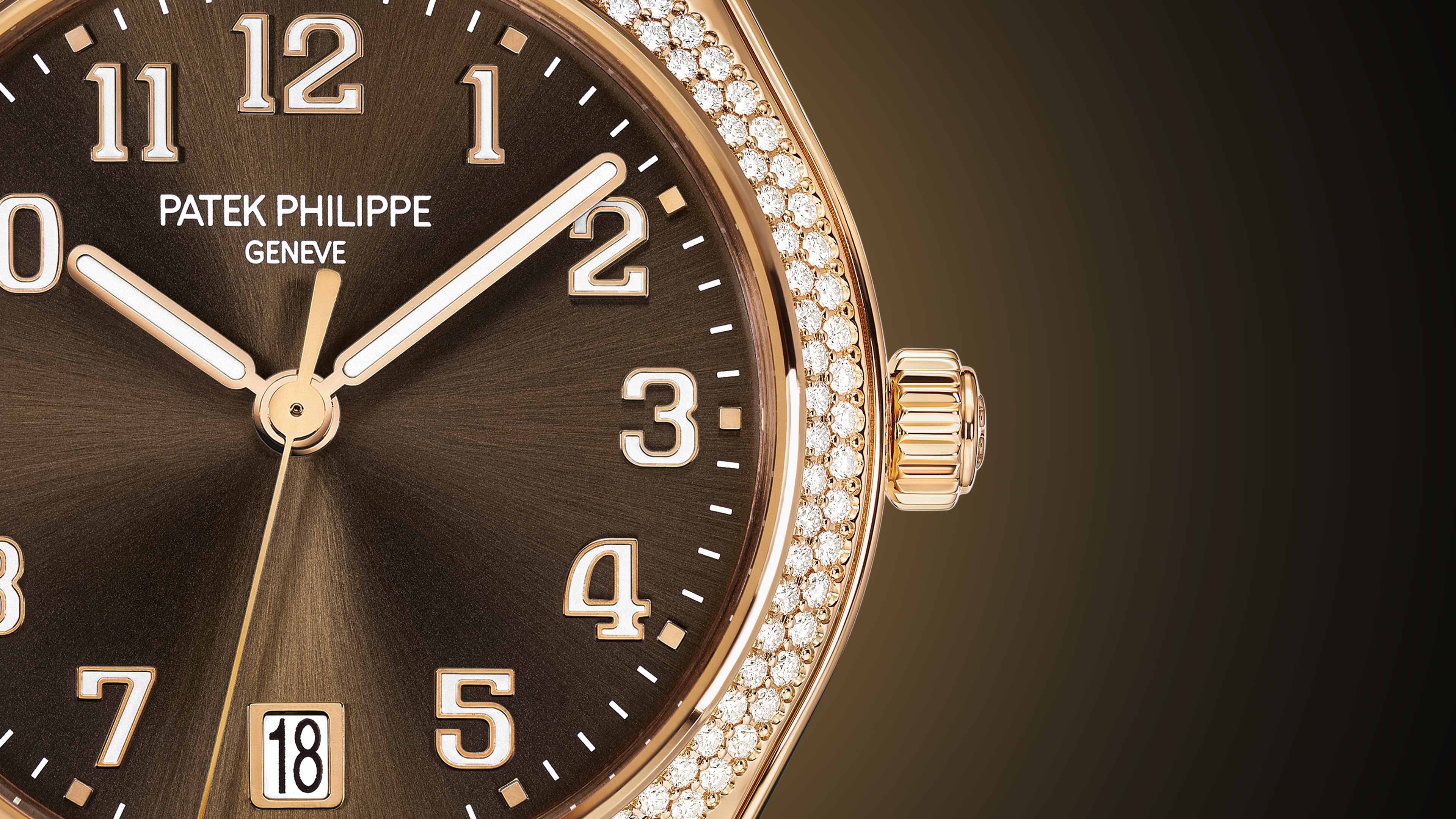 Twenty~4 Automatic Rose Gold & Brown Dial ref. 7300/1200R-001