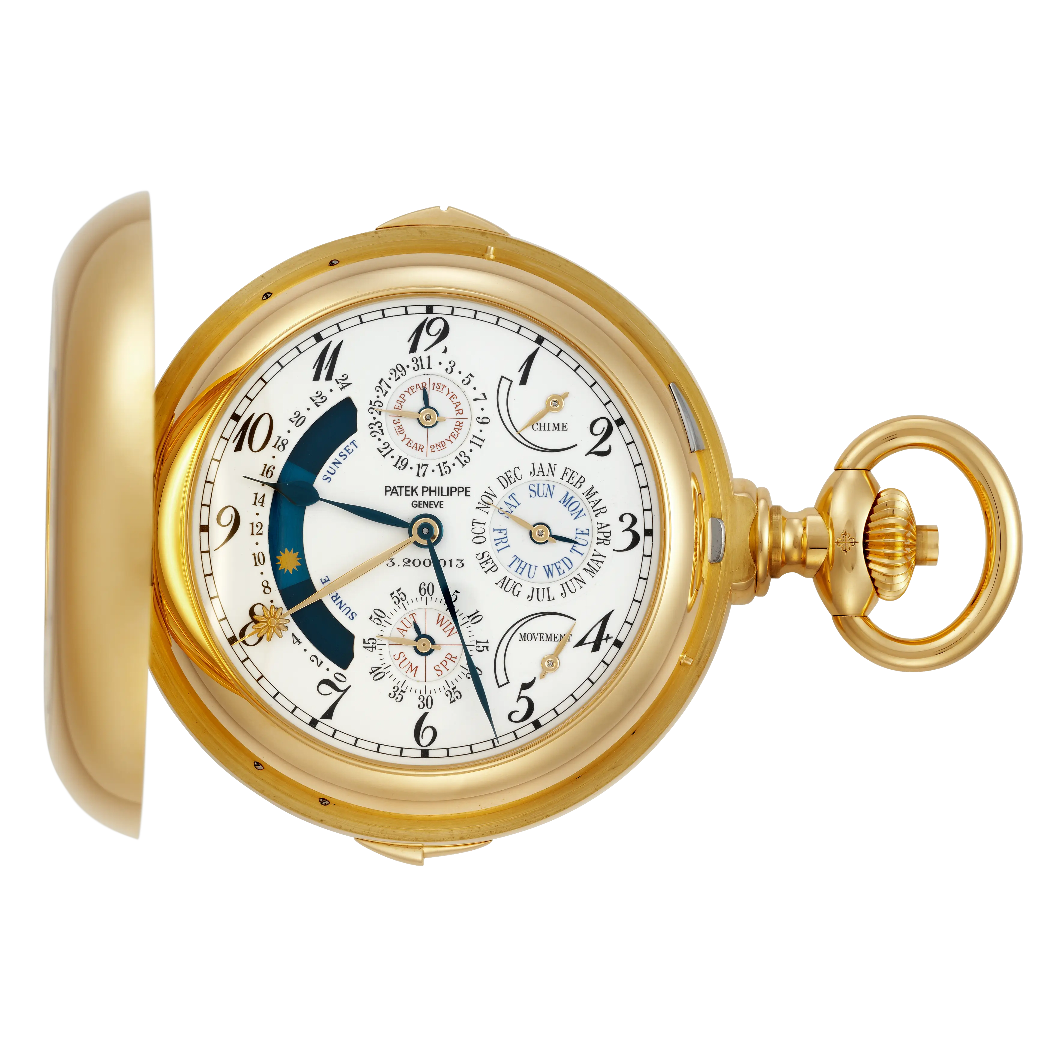 PP_990_6J_pocket_watch_star_caliber_dial_side_open