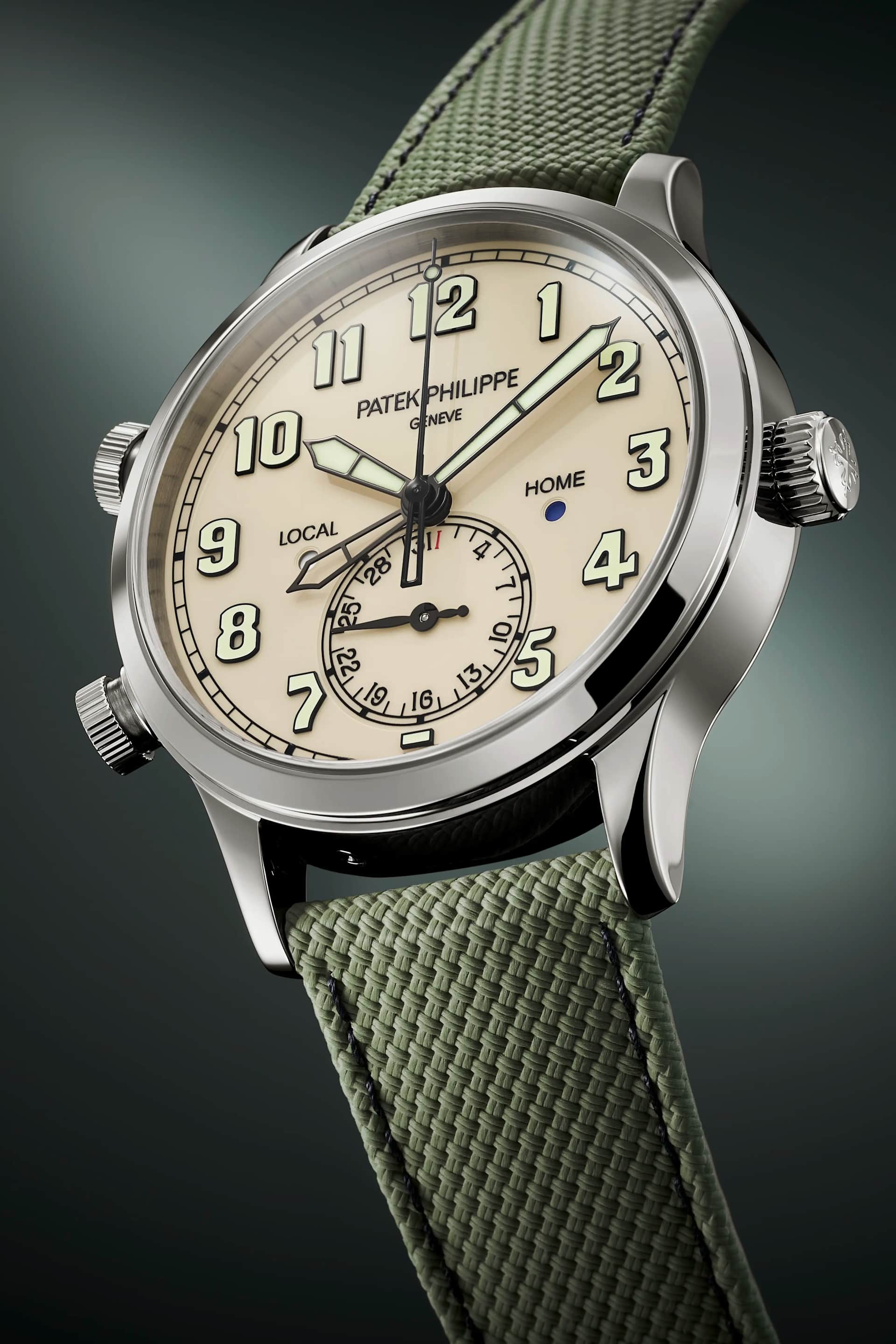 Complications Calatrava Pilot Travel Time White Gold ref. 5524G