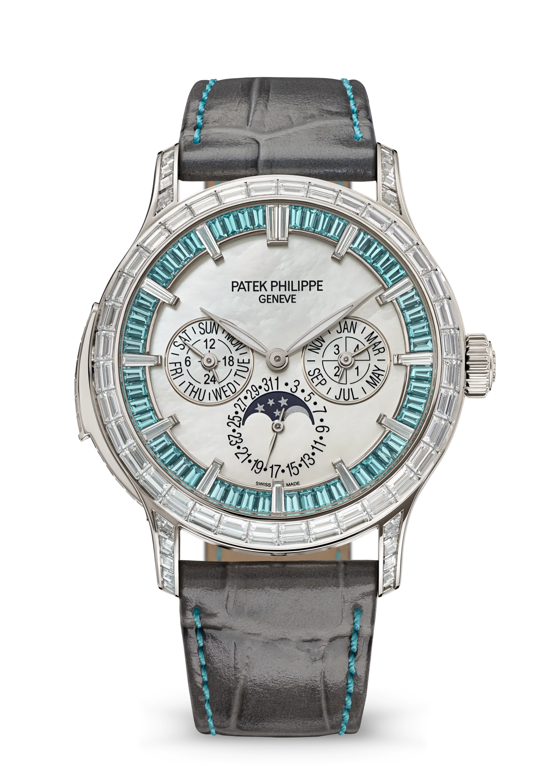 Patek Philippe Grand Complications Minute Repeater, Perpetual Calendar, Haute Joaillerie 5374/400P-001