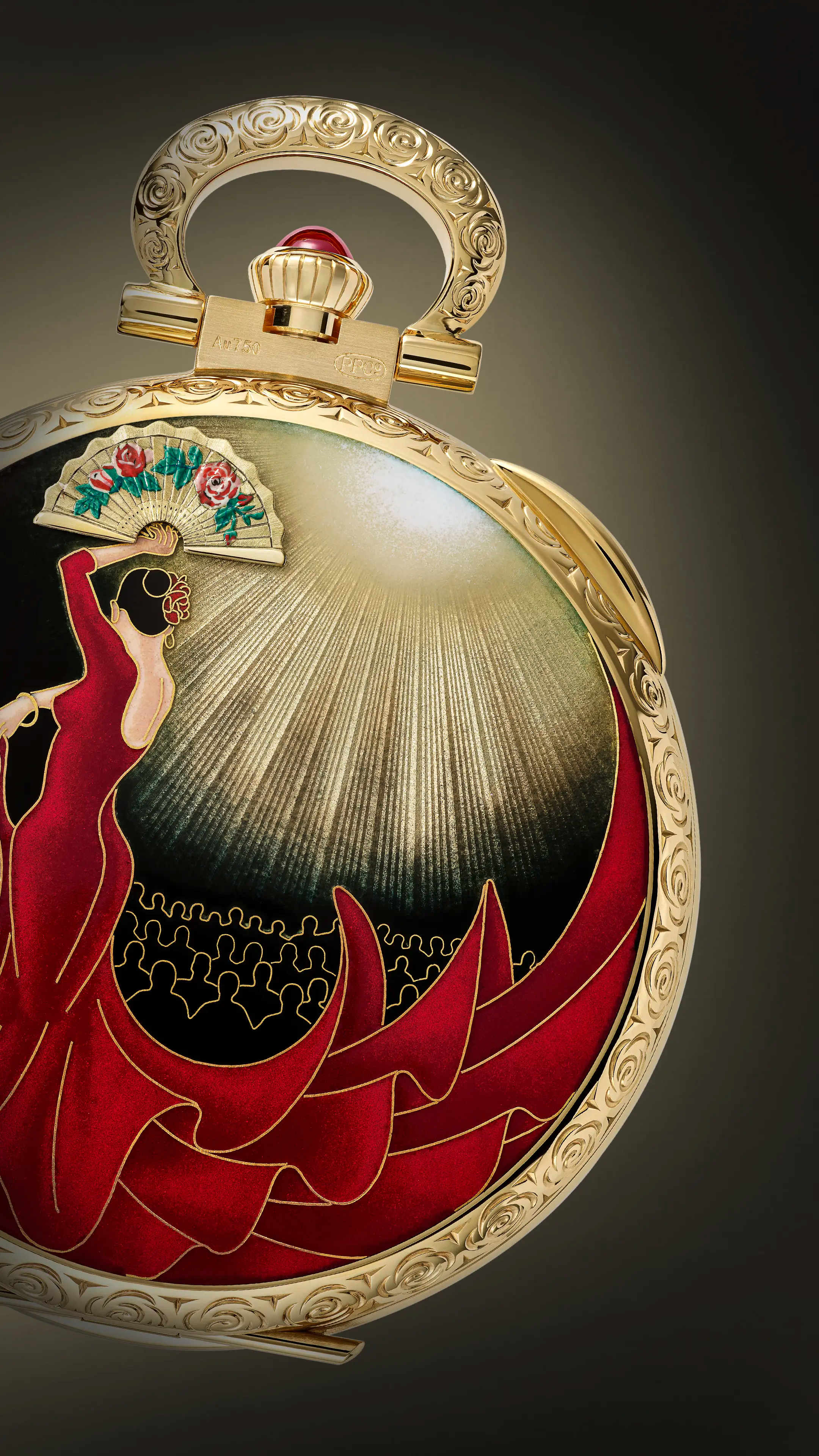 PATEK PHILIPPE 花柄皿 2002年コレクション Dish-2000RS.jpg