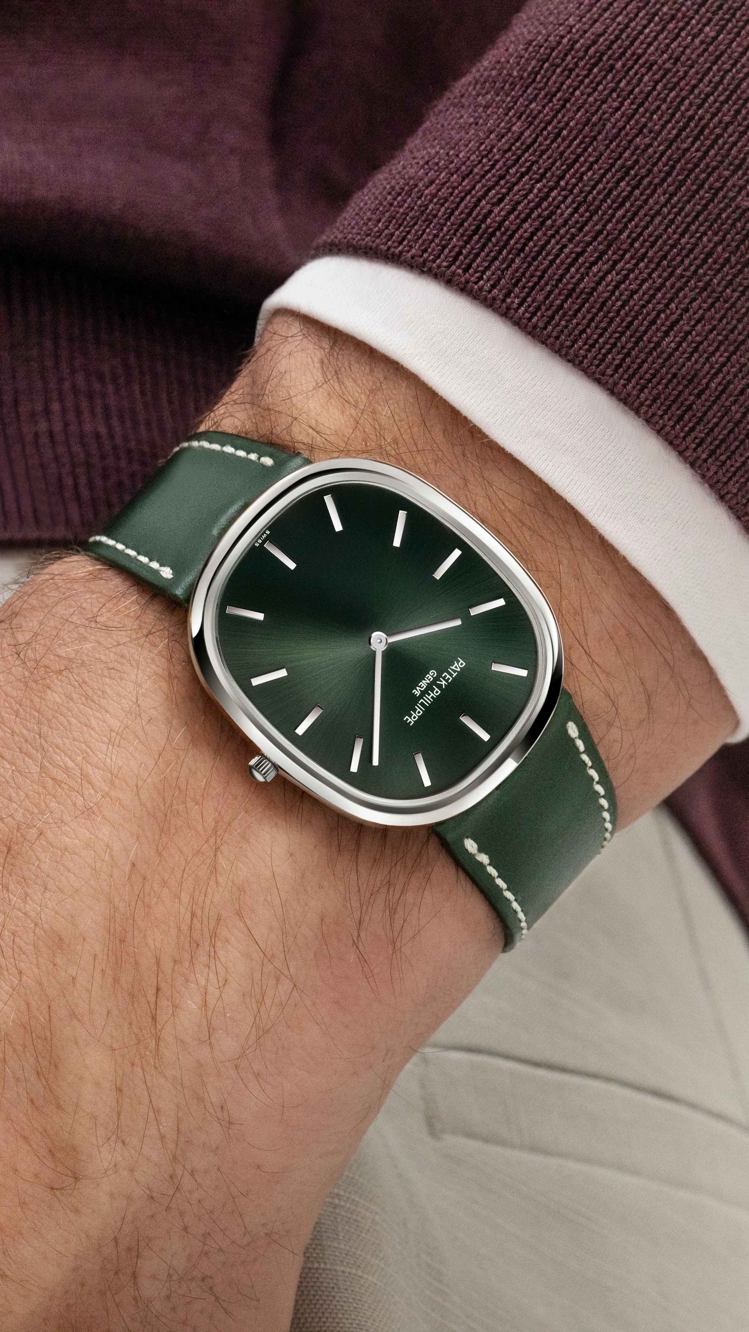 ホワイトゴールド仕様ゴールデン・エリプス5738G-001モデル | Patek