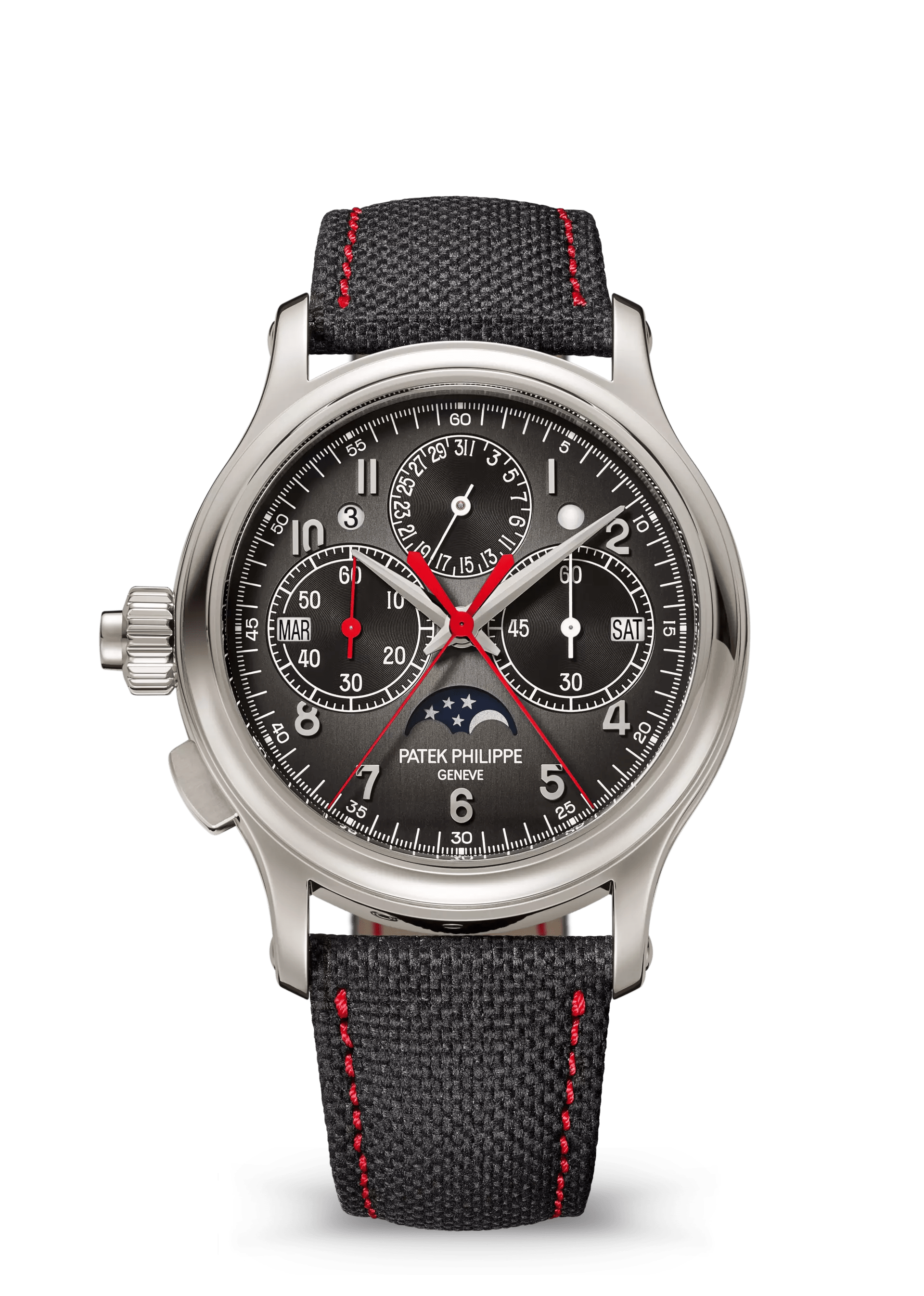 Patek Philippe Grand Complications Split-Seconds Monopusher Chronograph For Left-Handers, Perpetual Calendar 5373